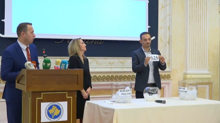 Hidhet shorti për renditjen e partive, më 11 janar fillon zyrtarisht fushata zgjedhore