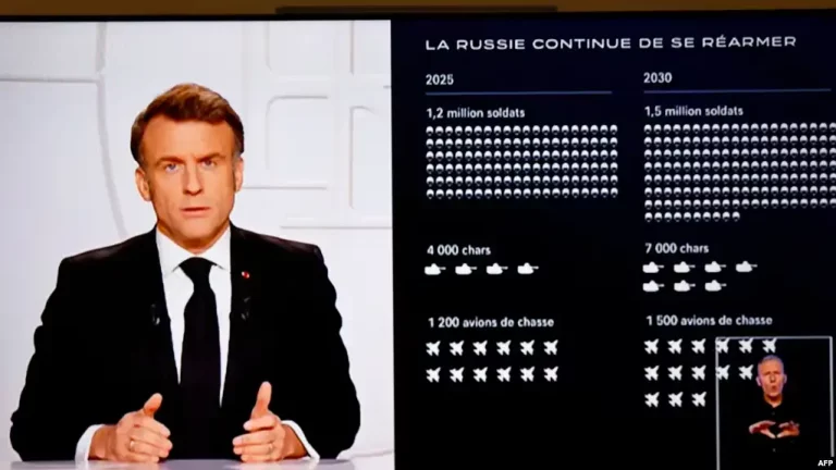 Macron sugjeron zgjerimin e ombrellës bërthamore të Francës në vendet aleate, për shkak të agresionit rus