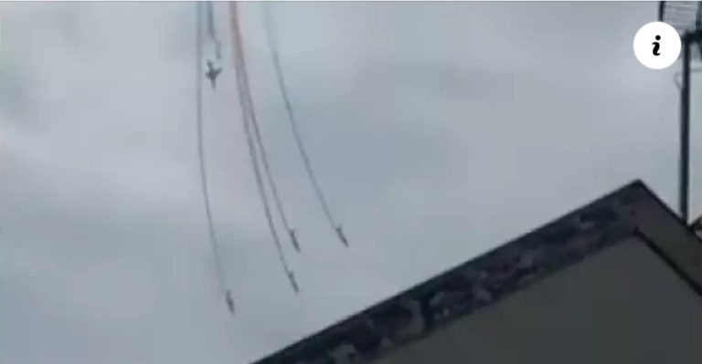 Francë: Përplasen në ajër dy avionët ‘Alpha’ (VIDEO)