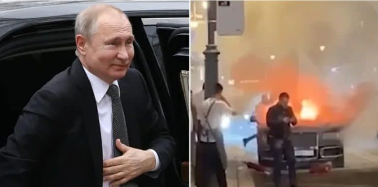 Atentat i dështuar ndaj Putin? Limuzina e presidentit rus shpërthën në mënyrë misterioze në Moskë