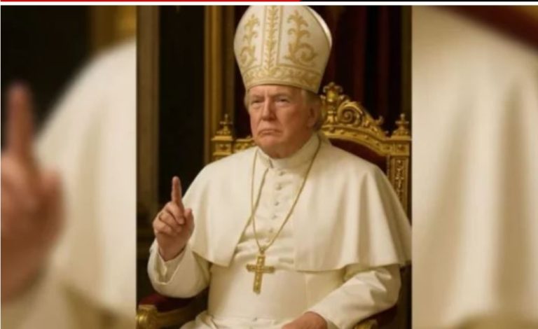 Trump i veshur si Papë, fotoja e krijuar me IA nga Shtëpia e Bardhë “trazon” rrjetin