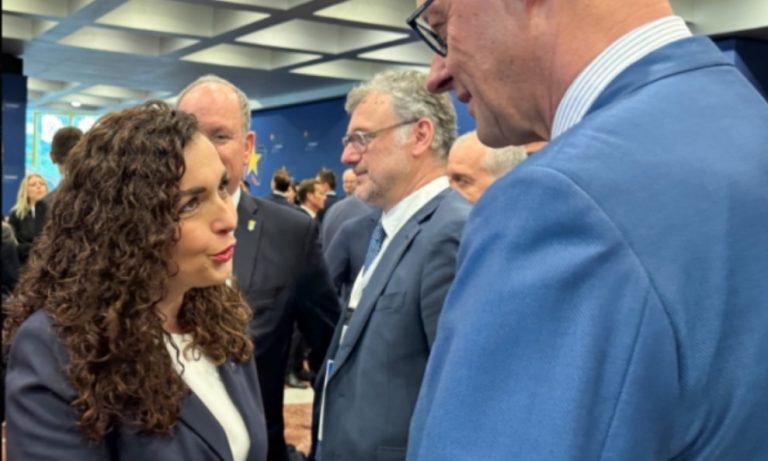 Osmani, pas takimit me Merz: Pres më padurim të forcojmë partneritetin Kosovë-Gjermani