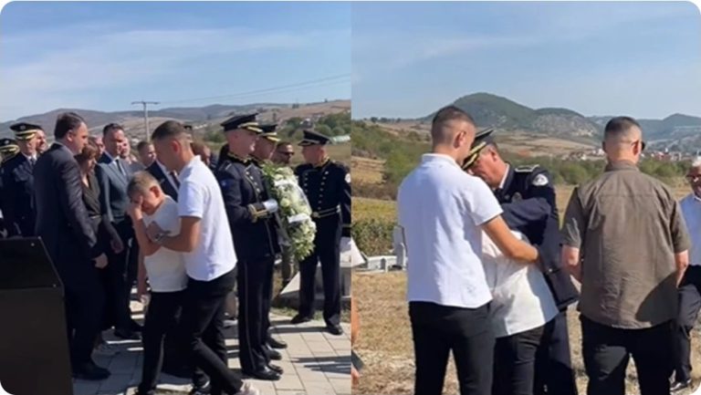 Nderohet heroi Afrim Bunjaku – djali i tij përlotet gjatë homazheve