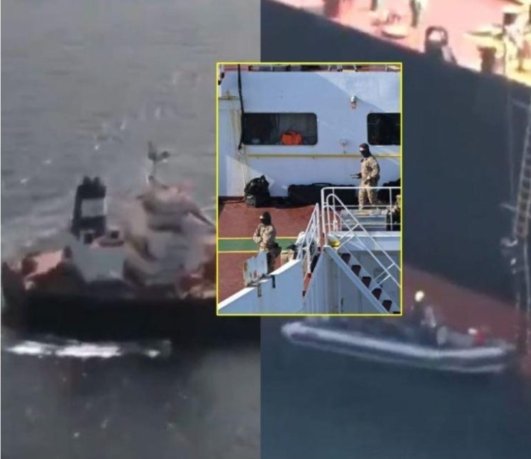 Ushtarët francezë hipin në anijen që dyshohet se u përdor për hedhje dronësh në Danimarkë